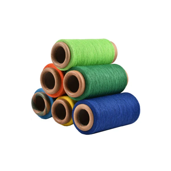 크로 셰 뜨개질을위한 재활용 염색면 원사